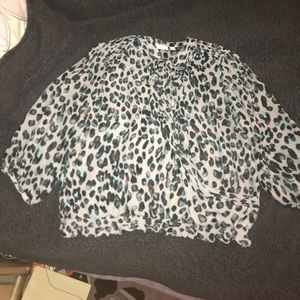 NY&CO Cheetah blouse, size XL